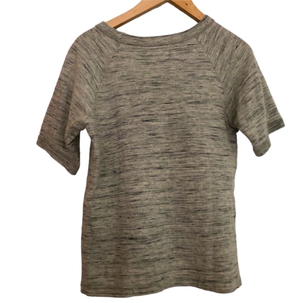 Isabel Marant Etoile gray marl knit short sleeve top M 
34 bust 
good co…